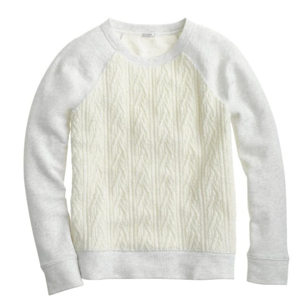 J. CREW Cabled Pullover Sweater - Picture 8 of 8